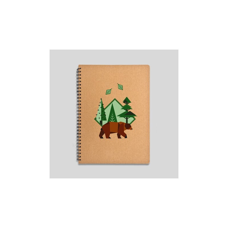 Carnet de notes Ours brun